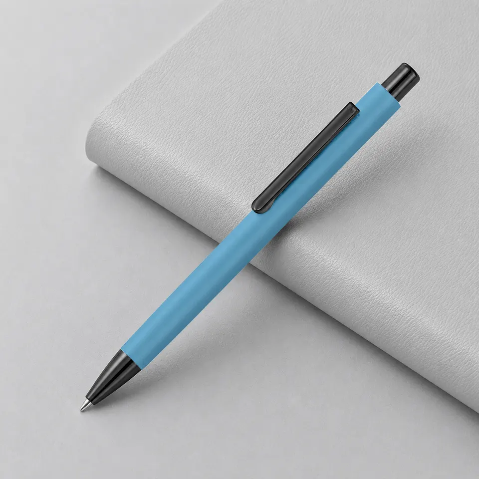 Металлическая шариковая ручка «Ellipse gum» soft touch с зеркальной гравировкой
