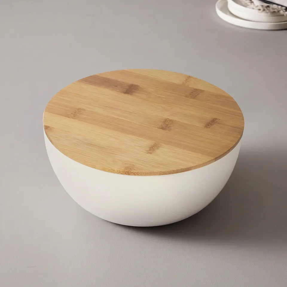Салатник из натуральных волокон с бамбуковой крышкой «Bowl»