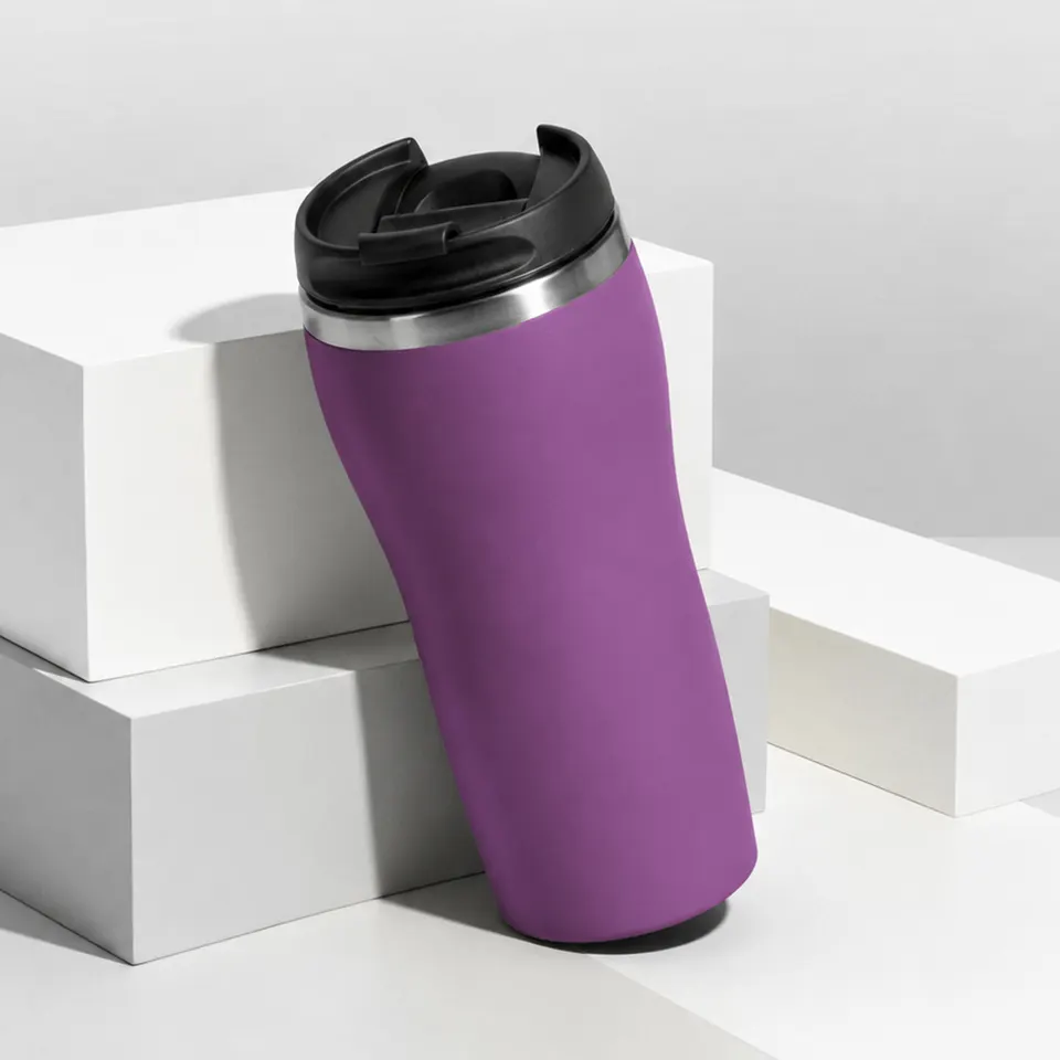 Термокружка «Double wall mug С1» soft-touch, 350 мл · 827049clr